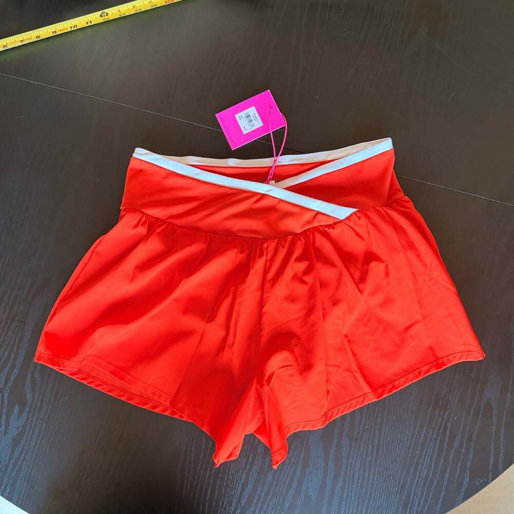 Juicy Couture Sport Lava Red Athletic Skort Size L